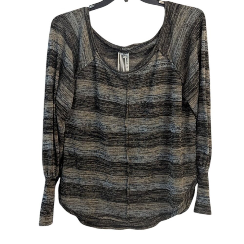 Women's Free People Carolina Hacci striped sweater, multi, size S